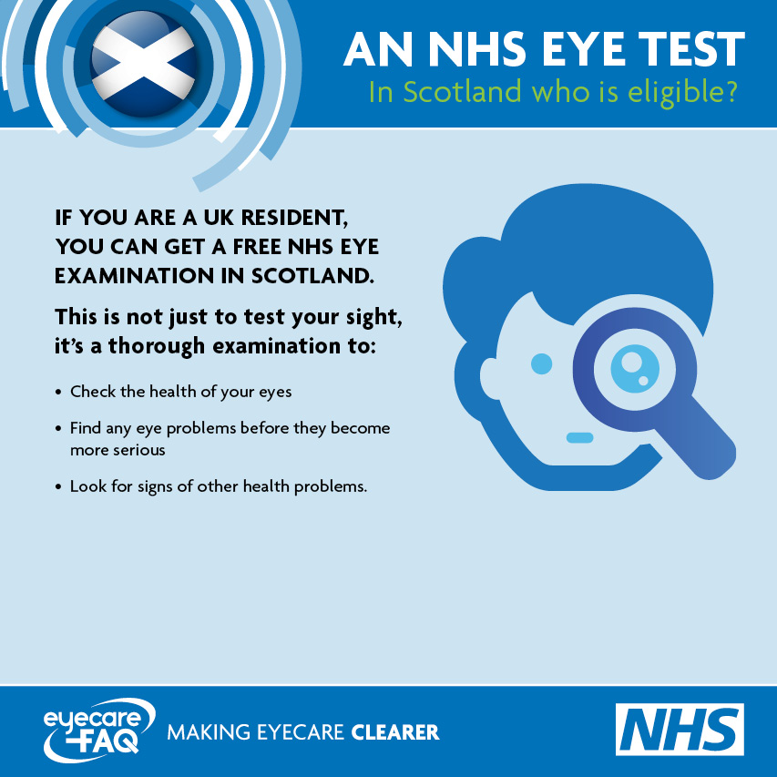 NHS eye test Scotland