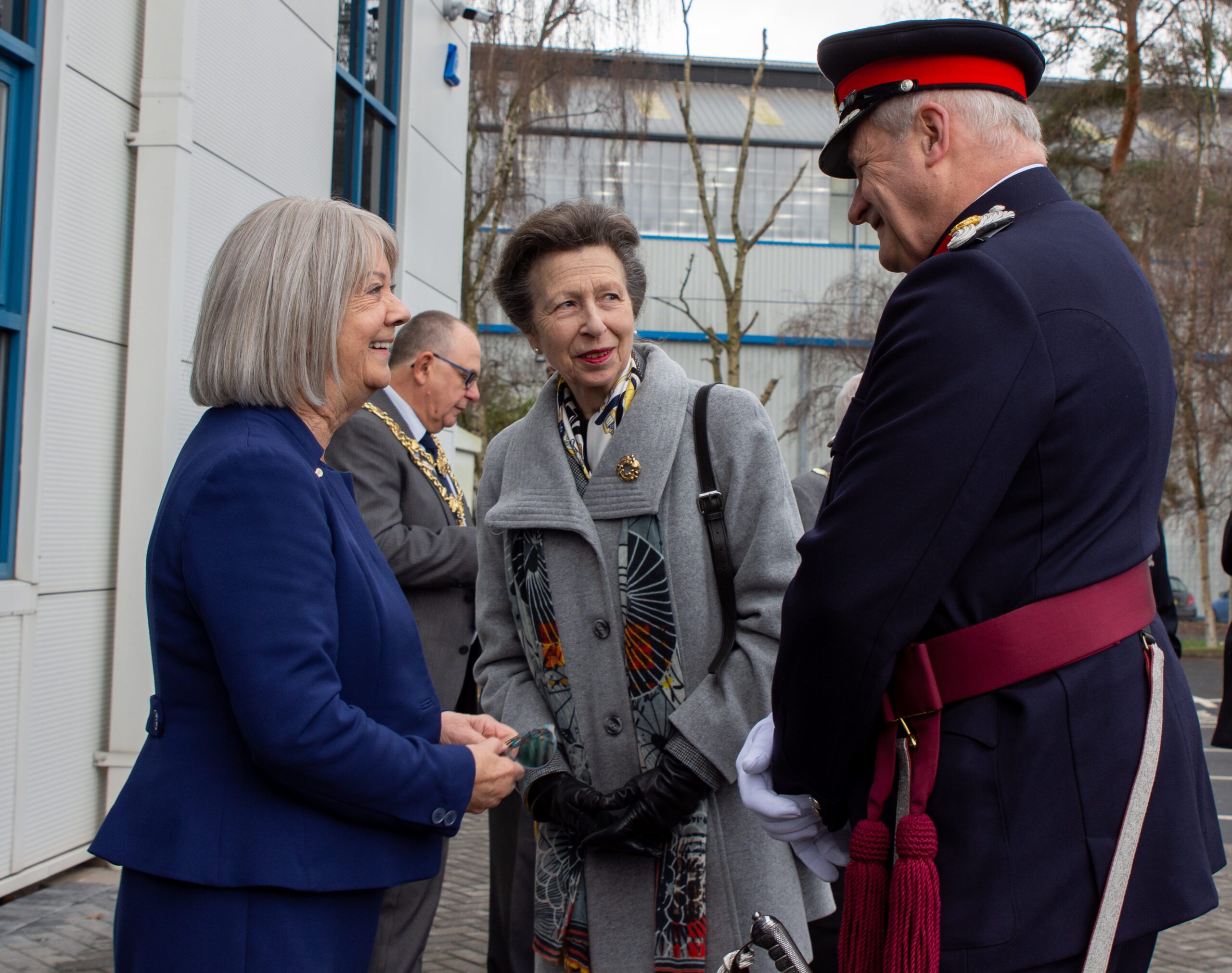 The Princess Royal visited Vision Labs in Kidderminster