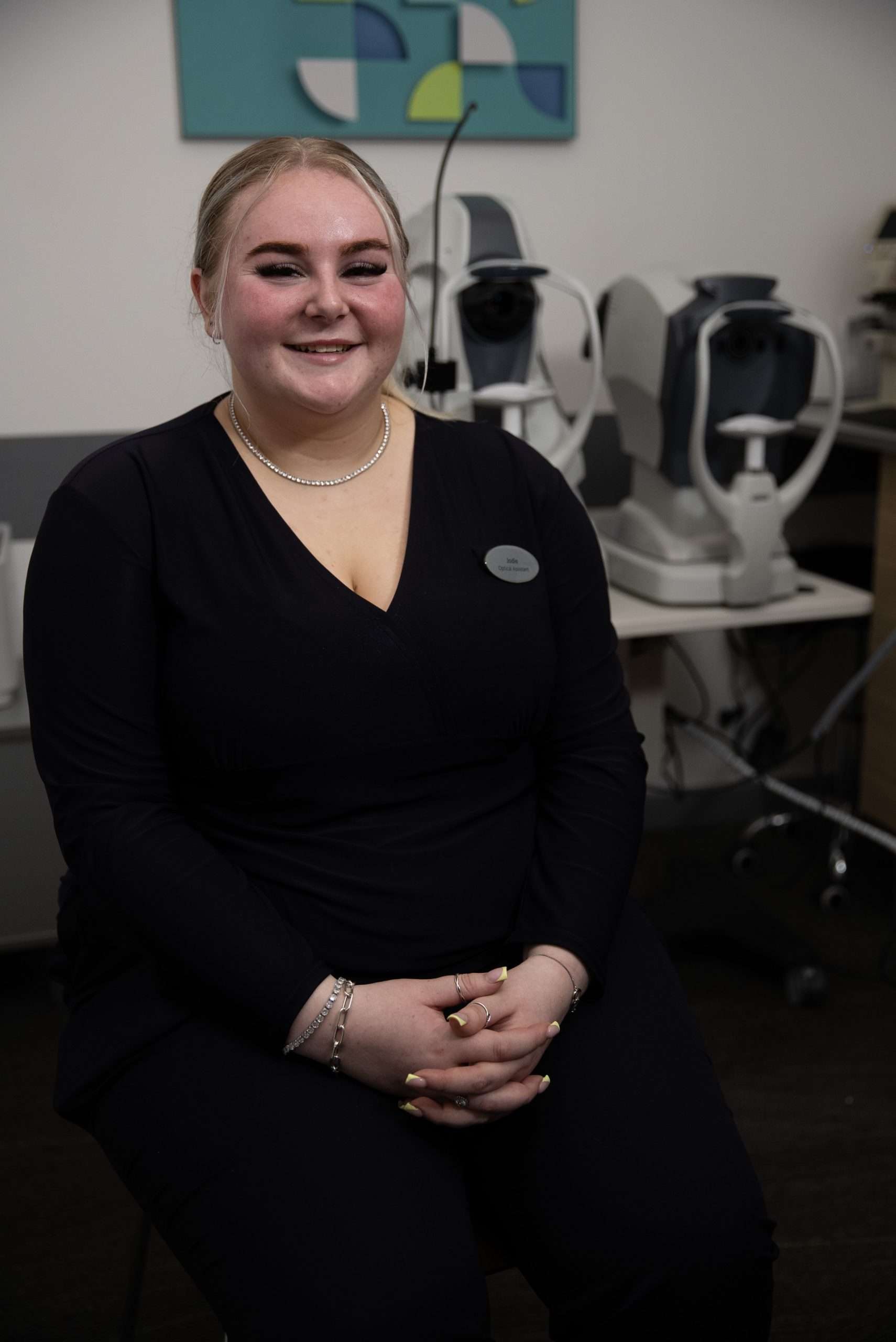 Jodie Glanville is the first person to complete the Specsavers BTEC for OAs