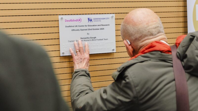 Deafblind UK Education and Research Centre opens