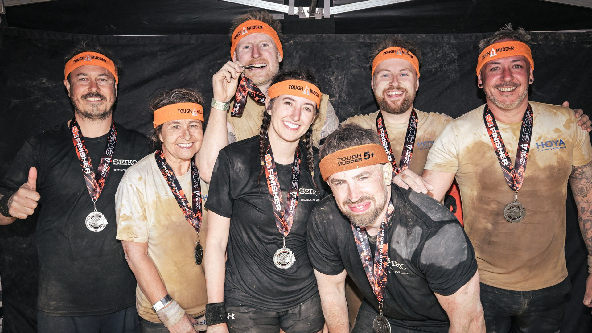 Hoya Lens UK staff competed in the Tough Mudder event to raise funds for Orbis