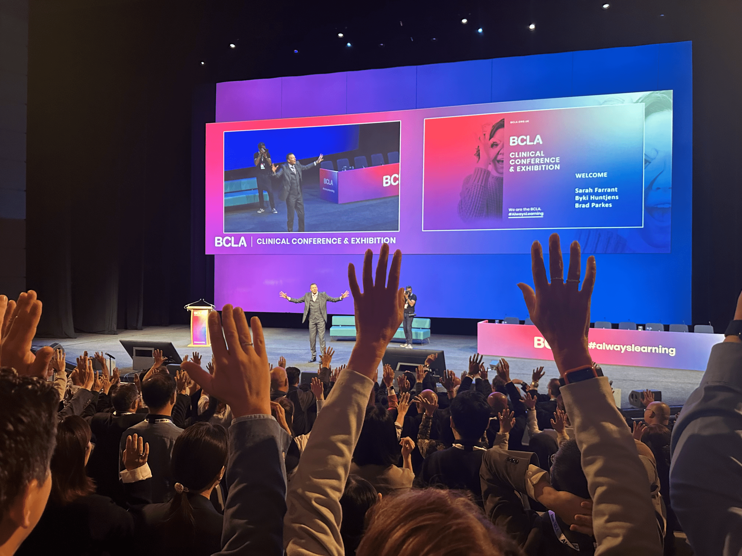 Delegates celebrated at the BCLA clinical conference